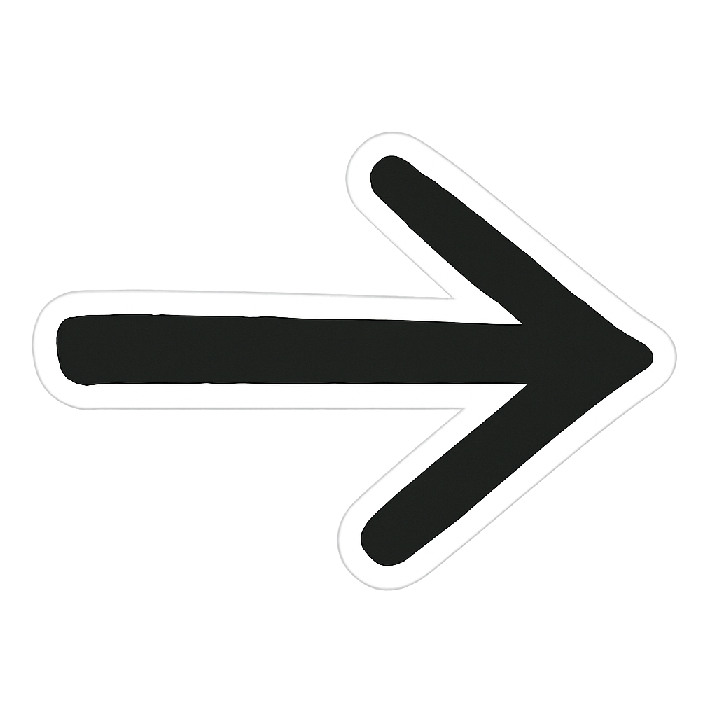 Arrow Sticker