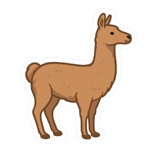 Llama Sticker